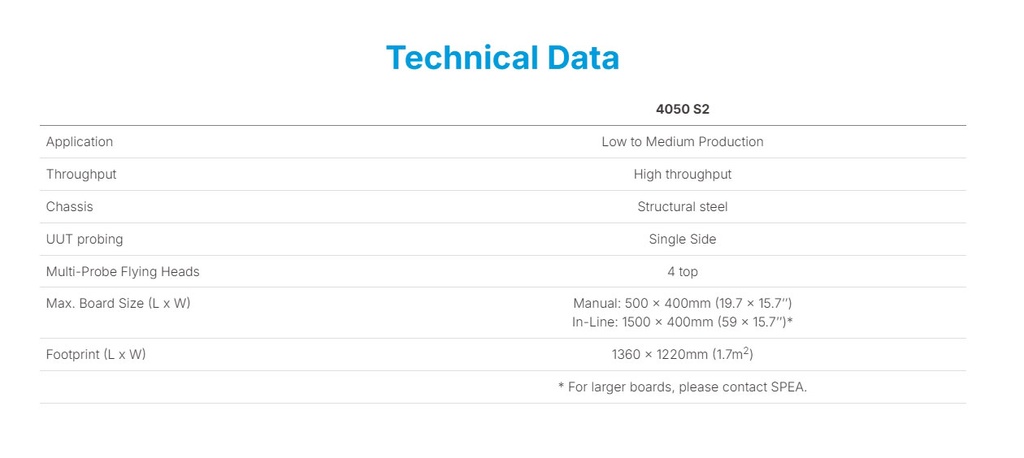 4050 Automatic Flying Probe Tester