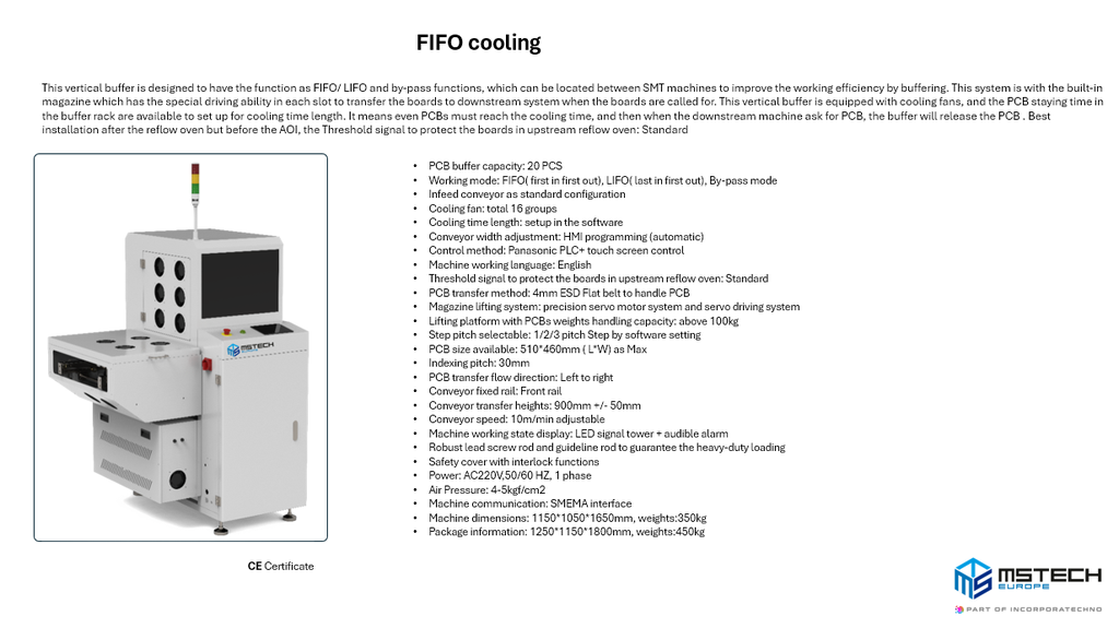 Classic  FIFO & LIFO Buffer  with cooling 