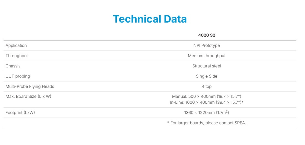 4020 Automatic Flying Probe Tester