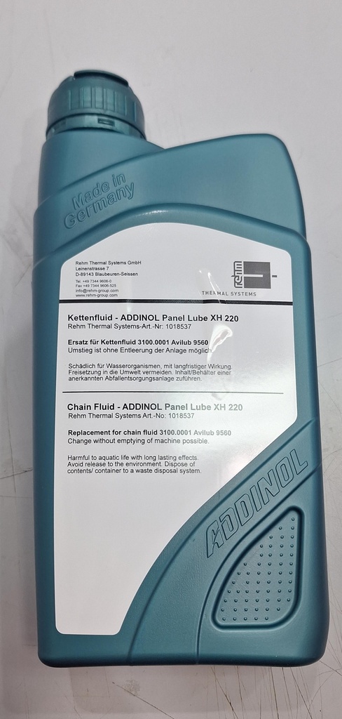 ADDINOL PANEL LUBE XH 220 1L.