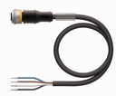[e_TUR.6625505_MSTECH Europe] Turck 6625505 - Conector M12 hembra recto PUR negro 4-polos 10M extremo libre SMT