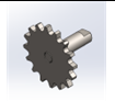 [e_C716-0057_MSTECH Europe] Shaft and gear welded assembly  (SMT)